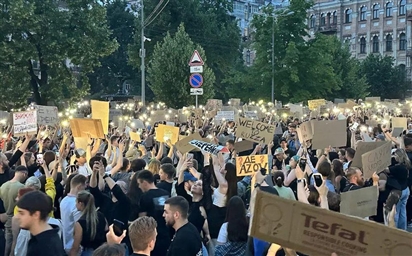 Ukraine: Biểu tình phản đối chính phủ nổ ra ở Kiev