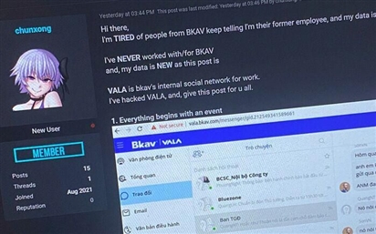 Hacker tuyên bố sẽ livestream tấn công hệ thống nội bộ của Bkav