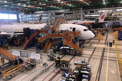 Boeing điều tra việc nhiều máy bay Boeing 787 Dreamliner bị lắp sai gần 900 ốc vít
