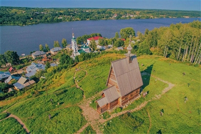 Cảnh làng quê Nga đẹp như tranh vẽ bên dòng Volga - Baltic