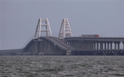 CNN: Mỹ hoài nghi về các cuộc tấn công của Ukraine vào cầu Crimea