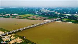Cận cảnh cây cầu 2.800 tỷ nối thẳng Hưng Yên - Hà Nam