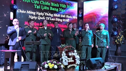 Hội cựu chiến binh Việt Nam tại LB Nga kỷ niệm ngày thống nhất đất nước