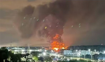 Nga: Hỏa hoạn xảy ra tại một nhà kho ở phía Tây thủ đô Moskva