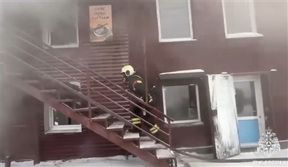 Cháy quán ăn Việt Nam ở trung tâm Irkutsk, 20 người kịp thời thoát nạn