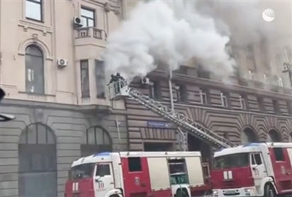 Cháy toà nhà đặt văn phòng Đại diện Thương mại Việt Nam tại Nga