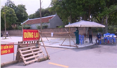 Bắc Ninh: Cách ly xã hội huyện Thuận Thành từ 14h chiều nay
