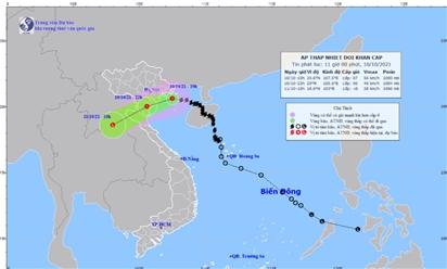 Bão Kompasu ngấp nghé Biển Đông, bão số 7 suy yếu thành áp thấp nhiệt đới