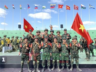 Army Games 2021: Đội tuyển Công binh QĐND Việt Nam xuất sắc giành HCĐ