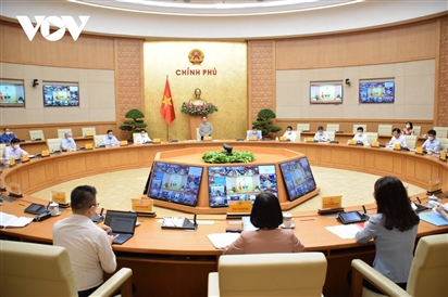 Thủ tướng chủ trì họp trực tuyến toàn quốc về công tác phòng, chống dịch Covid-19
