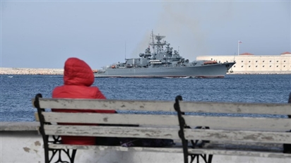 Căn cứ hải quân Nga ở bán đảo Crimea bị tấn công