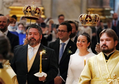 Hôn lễ xa hoa của Hoàng gia Nga sau hơn 100 năm