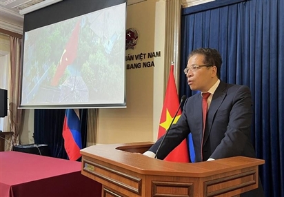 Đại sứ quán Việt Nam tại Nga kỷ niệm 77 năm thành lập ngành Ngoại giao