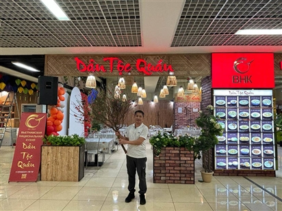 Chợ ẩm thực Việt Nam giữa lòng trái tim nước Nga