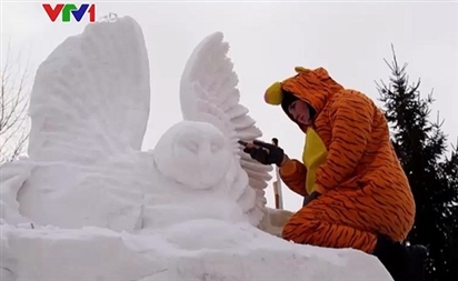 Lễ hội điêu khắc băng tuyết tại Nga