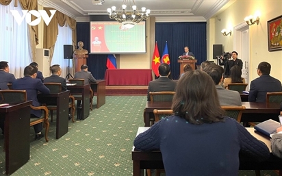 Đại sứ quán Việt Nam tại Nga kỷ niệm 93 năm Ngày thành lập Đảng