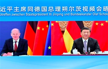 Chủ tịch Trung Quốc ‘nhắc’ Thủ tướng Đức về an ninh châu Âu