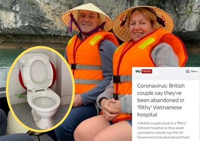 'Dậy sóng' khi truyền thông Anh đưa tin 2 du khách chê khu cách ly Việt Nam 'bẩn thỉu'