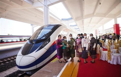 Lào khai trương tuyến đường sắt cao tốc Lào-Trung gần 6 tỷ USD