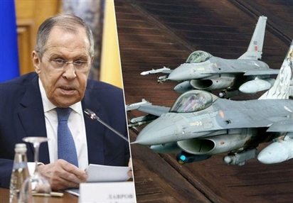 'Tuyên bố gay gắt của ông Lavrov báo trước vấn đề cho F-16'