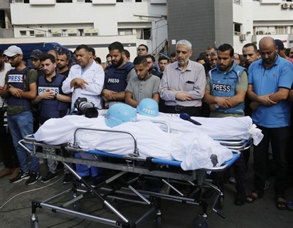Số nhà báo thiệt mạng trong cuộc chiến ở Gaza cao nhất trong hơn 3 thập kỷ