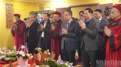 Không khí thiêng liêng Lễ Giỗ Tổ Hùng Vương tại Liên bang Nga