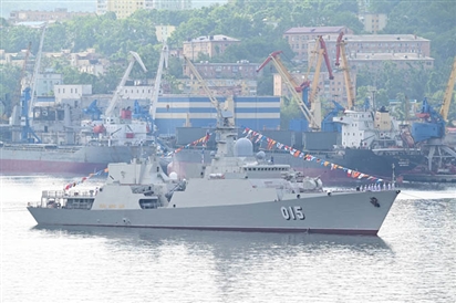 Biên đội tàu Hải quân Việt Nam tham dự Lễ duyệt binh tại Liên bang Nga