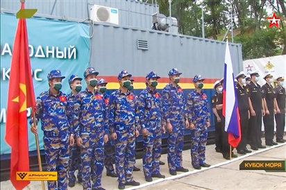 Xem Hải quân Việt Nam đọ sức với Nga ở Army Games 2021