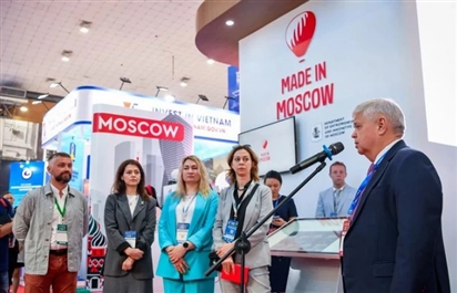 Gian trưng bày Made in Moscow gây ấn tượng tại Vietnam Expo 2024