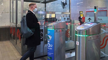 Nga giới thiệu hệ thống thanh toán vé tàu điện ngầm nhận diện khuôn mặt