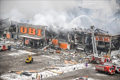 Nga bắt giữ đối tượng tình nghi gây hỏa hoạn trung tâm thương mại