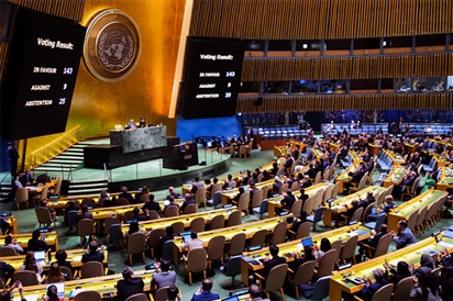 Đại hội đồng Liên Hợp Quốc ủng hộ tư cách thành viên của Palestine