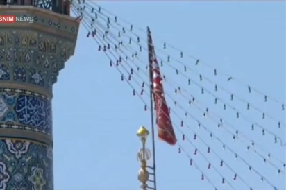 Video 'Cờ báo thù' bay trên nhà thờ Hồi giáo Iran