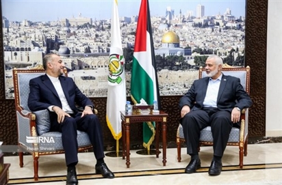 Ngoại trưởng Iran gặp thủ lĩnh Hamas tại Qatar