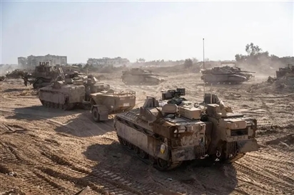 Quân đội Israel chuẩn bị tấn công vào phía Nam của Dải Gaza