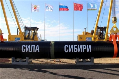 Gazprom cung cấp vượt mức khí đốt hàng năm cho Trung Quốc