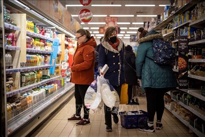 Lạm phát giá lương thực ở Anh tăng cao kỷ lục