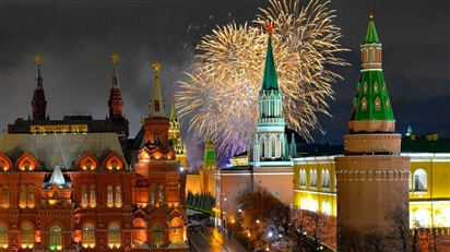 Thủ đô Nga không bắn pháo hoa mừng Giáng sinh và năm mới 2024