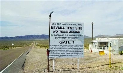 Mỹ thử nghiệm vụ nổ dưới lòng đất tại bãi thử hạt nhân ở Nevada