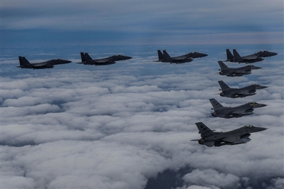 Mỹ và Hàn Quốc tập trận không quân