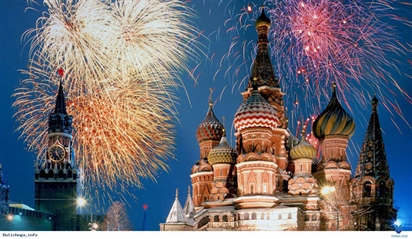 Nước Nga đón chào năm mới 2022