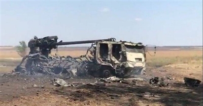 Nga phá hủy pháo tự hành CAESAR đầu tiên do Đan Mạch cung cấp cho Ukraine