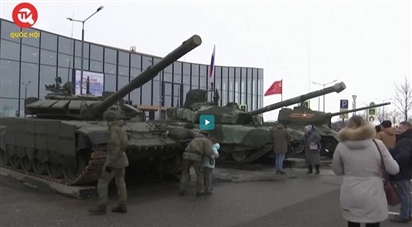 Nga phô diễn sức mạnh quân sự tại triển lãm quốc phòng
