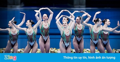 Ủy ban Olympic Nga dẫn đầu ở chung kết bơi nghệ thuật