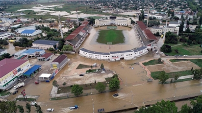 Trên 1.500 người sơ tán do mưa lớn gây ngập lụt ở Nga