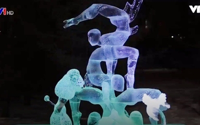 Đặc sắc lễ hội điêu khắc băng tại Nga