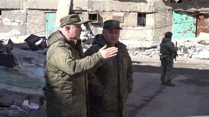 Bộ trưởng Quốc phòng Nga Shoigu bất ngờ đến Ukraine