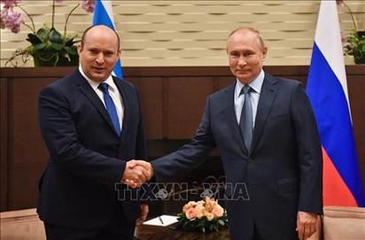 Tổng thống Nga đánh giá cao ''mối quan hệ tin cậy'' với Israel