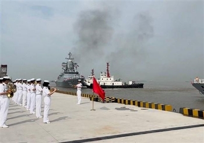 Tàu chiến Nga lần đầu tiên thăm hữu nghị Trung Quốc sau 3 năm