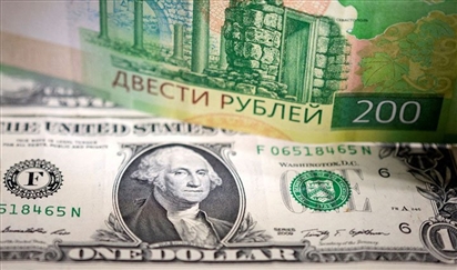 Nga công bố mức dự trữ ngoại tệ tăng